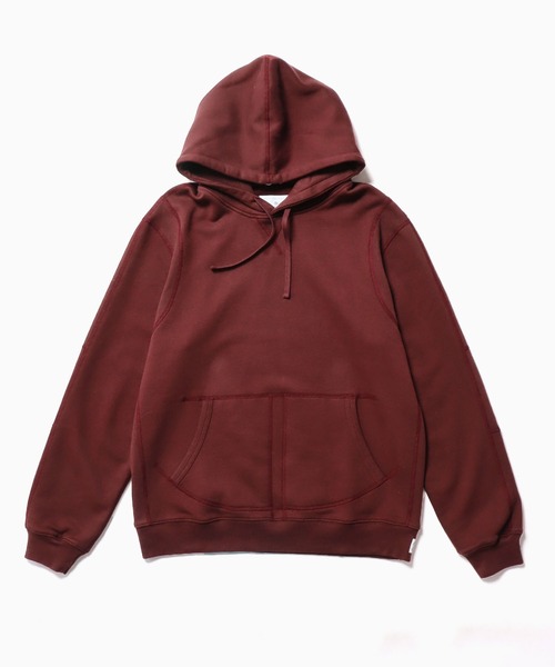 REIGNING CHAMP（レイニングチャンプ）の「REIGNING CHAMP/レイニングチャンプ MIDWEIGHT FLEECE PULLOVER HOODIE フーディー（パーカー・メンズ・ヘザーグレー/バーガンディー・L/XL/M）」の18枚目の写真