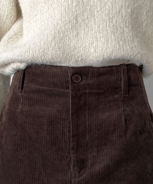CANAL JEAN（キャナルジーン）の「RCW BLUE LABEL　コーデュロイロングスカート（スカート・レディース・ブラック/ブラウン・36/38）」の12枚目の写真