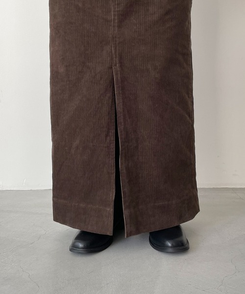 CANAL JEAN（キャナルジーン）の「RCW BLUE LABEL　コーデュロイロングスカート（スカート・レディース・ブラック/ブラウン・36/38）」の16枚目の写真