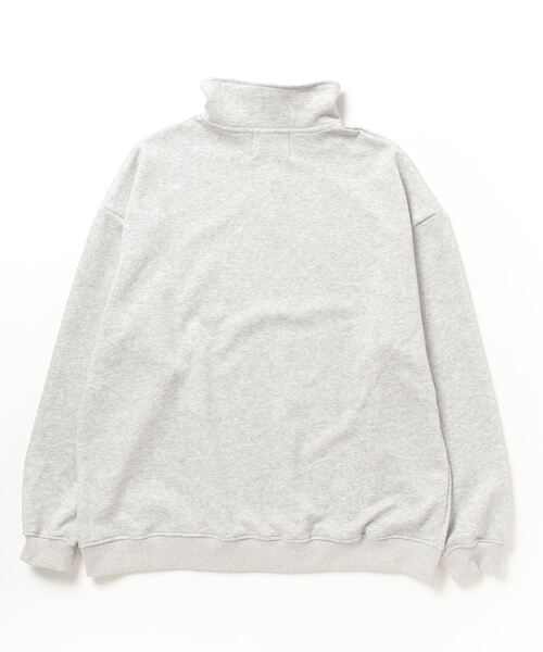 SETUP7（セットアップセブン）の「【SETUP7】ハイネックハーフジップトレーナー KNF037（スウェット・メンズ・ブラック/ホワイト/グレー・L/M）」の12枚目の写真