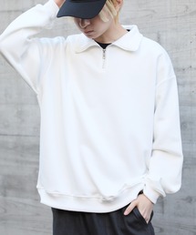 SETUP7 | 【SETUP7】ハイネックハーフジップトレーナー KNF037(スウェット)