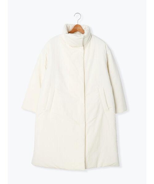 Lugnoncure(ルノンキュール)の「パディングスタンドカラーコート(その他アウター・レディース・カーキ/オフホワイト/ブラック・F)」の13枚目の写真