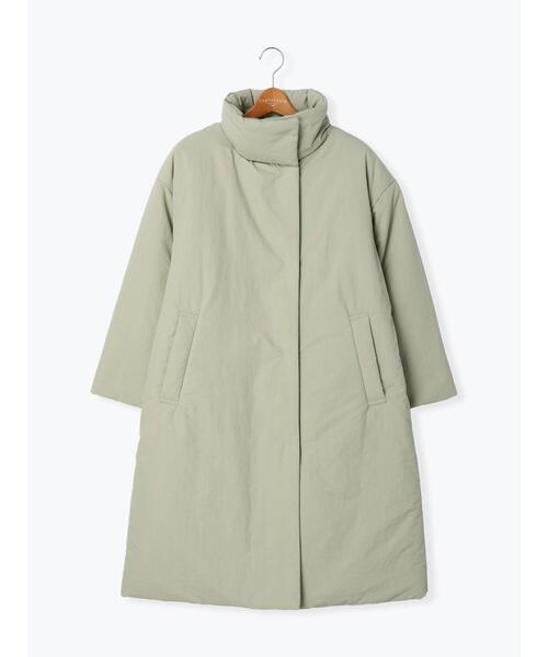 Lugnoncure(ルノンキュール)の「パディングスタンドカラーコート(その他アウター・レディース・カーキ/オフホワイト/ブラック・F)」の15枚目の写真