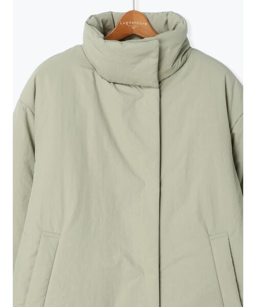 Lugnoncure(ルノンキュール)の「パディングスタンドカラーコート(その他アウター・レディース・カーキ/オフホワイト/ブラック・F)」の17枚目の写真
