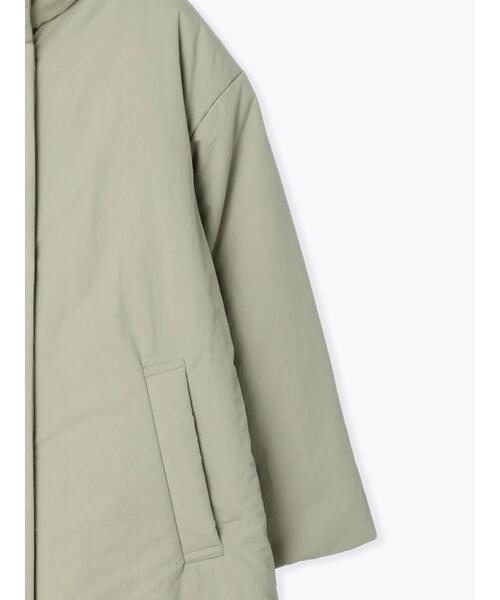 Lugnoncure(ルノンキュール)の「パディングスタンドカラーコート(その他アウター・レディース・カーキ/オフホワイト/ブラック・F)」の18枚目の写真