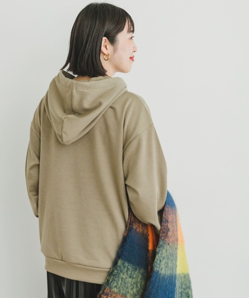 ITEMS URBANRESEARCH（アイテムズ アーバンリサーチ）の「ウラキモウフーディー（パーカー・レディース・カーキ/チャコールグレー/ホワイト・FREE）」の10枚目の写真