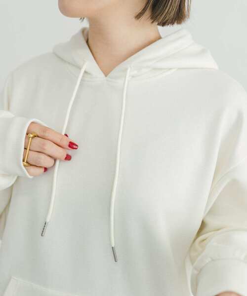 ITEMS URBANRESEARCH（アイテムズ アーバンリサーチ）の「ウラキモウフーディー（パーカー・レディース・カーキ/チャコールグレー/ホワイト・FREE）」の20枚目の写真