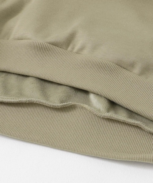 ITEMS URBANRESEARCH（アイテムズ アーバンリサーチ）の「ウラキモウフーディー（パーカー・レディース・カーキ/チャコールグレー/ホワイト・FREE）」の4枚目の写真