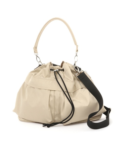 GLOBAL WORK（グローバルワーク）の「撥水軽量2WAYBAG/991802（ショルダーバッグ・レディース・ブラック/ベージュ/カーキ・FREE）」の12枚目の写真