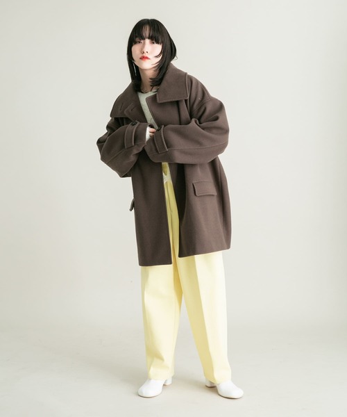 KBF（ケイビーエフ）の「カットソースラックスパンツ（その他パンツ・レディース・イエロー/オフホワイト/ブルー・ONE）」の20枚目の写真