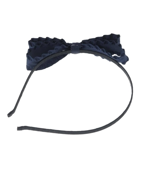 a.v.v（アーヴェヴェ）の「[KIDS]フリルリボンカチューシャ（カチューシャ・キッズ・ブラック/アイボリー/ネイビー・120）」の9枚目の写真