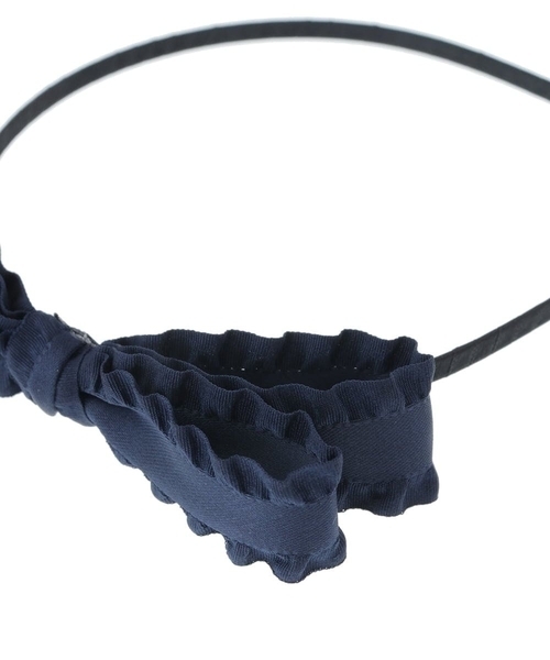 a.v.v（アーヴェヴェ）の「[KIDS]フリルリボンカチューシャ（カチューシャ・キッズ・ブラック/アイボリー/ネイビー・120）」の11枚目の写真