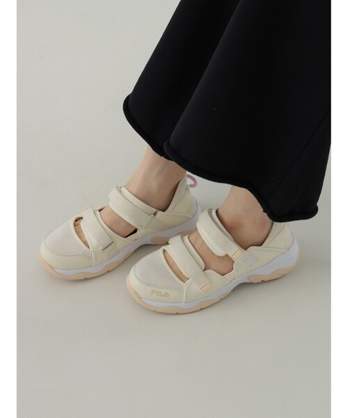 Ray BEAMS（レイビームス）の「FILA / PROMENADE STRAP（サンダル・レディース・ナチュラル/ブラック・25.0cm/24.0cm/23.0cm）」の4枚目の写真