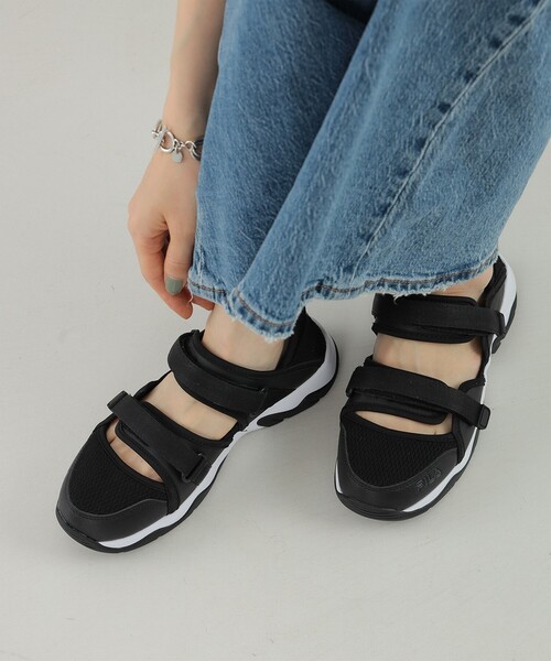 Ray BEAMS（レイビームス）の「FILA / PROMENADE STRAP（サンダル・レディース・ナチュラル/ブラック・25.0cm/24.0cm/23.0cm）」の5枚目の写真