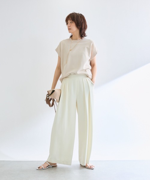 rive droite 【美脚見えが叶う】タックワイドスラックス 逆輸入 スタッフのスタッフブログ DROITE(リヴドロワ)本部の本部