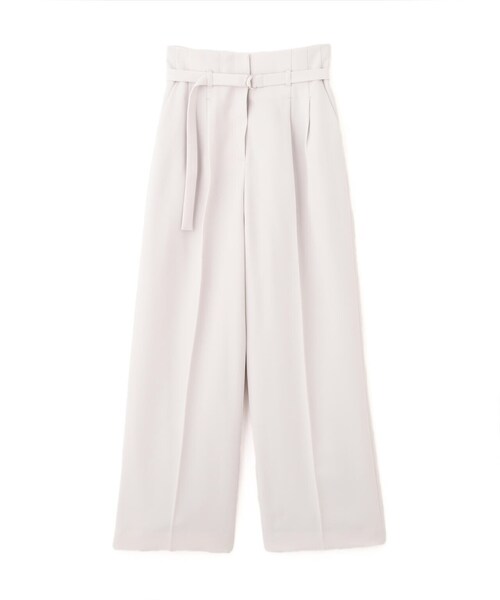 NATURAL BEAUTY BASIC（ナチュラルビューティーベーシック）の「◇＜パウダリーツイルシリーズ＞タックワイドパンツ（その他パンツ・レディース・ベージュ/グレー/オフホワイト・SMALL/MEDIUM）」の12枚目の写真