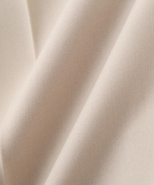 NATURAL BEAUTY BASIC（ナチュラルビューティーベーシック）の「◇＜パウダリーツイルシリーズ＞タックワイドパンツ（その他パンツ・レディース・ベージュ/グレー/オフホワイト・SMALL/MEDIUM）」の7枚目の写真
