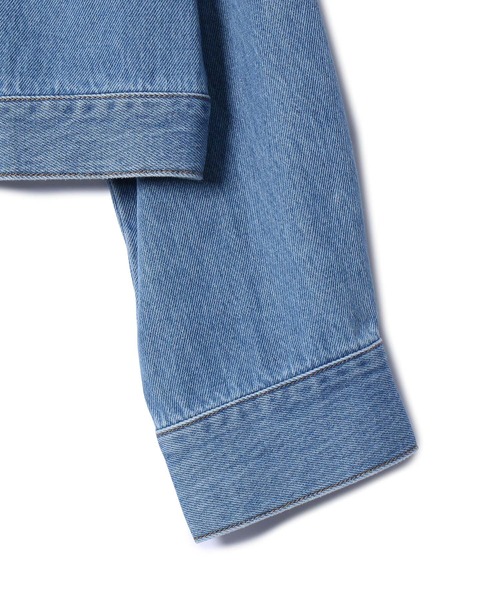 ROPE' PICNIC（ロペピクニック）の「ショート丈デニムジャケット（デニムジャケット・レディース・ネイビー/サックスブルー・38）」の8枚目の写真