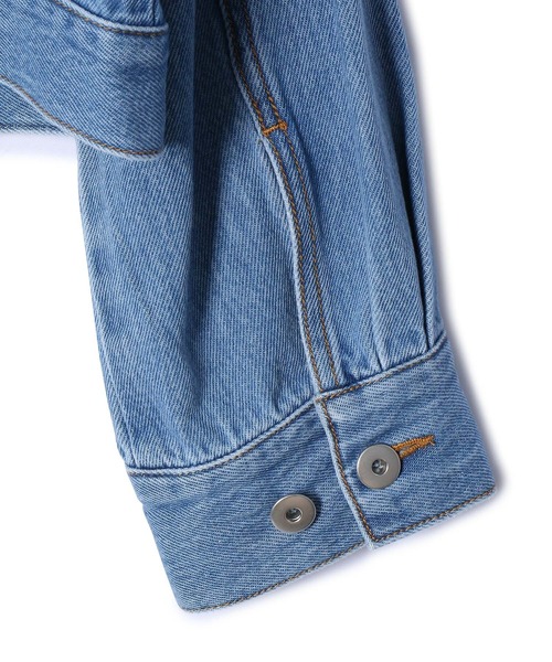 ROPE' PICNIC（ロペピクニック）の「ショート丈デニムジャケット（デニムジャケット・レディース・ネイビー/サックスブルー・38）」の10枚目の写真