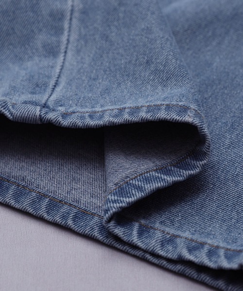 reca（レカ）の「デニムカーブパンツ（デニムパンツ・レディース・ブルー/ネイビー・M/L）」の9枚目の写真