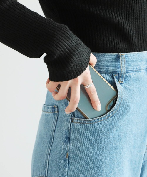 reca（レカ）の「デニムカーブパンツ（デニムパンツ・レディース・ブルー/ネイビー・M/L）」の20枚目の写真