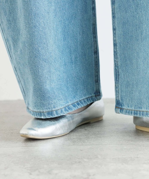 reca（レカ）の「デニムカーブパンツ（デニムパンツ・レディース・ブルー/ネイビー・M/L）」の12枚目の写真