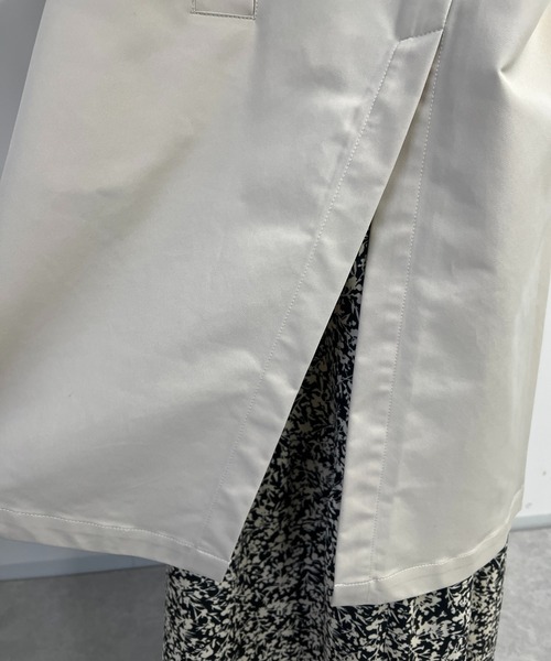 un dix cors（アンディコール）の「エステルニット切替コート（トレンチコート・レディース・ネイビー/グレイッシュベージュ・FREE）」の22枚目の写真