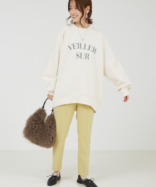 abahouse mavie(アバハウスマヴィ)の「NEW!【感嘆/セットアップ対応】スッキリテーパードパンツ/セミオケ(スラックス・レディース・ライム/ブラック/オフホワイト/ブラック系その他/ホワイト系その他/イエロー/グレイッシュブルー・32/34/36/38/40)」の10枚目の写真