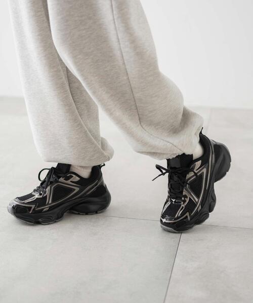 WEGO（ウィゴー）の「WEGO/プリントデザインスニーカー（スニーカー・レディース・サックスブルー/ブラック/ホワイト・MEDIUM/LARGE）」の22枚目の写真