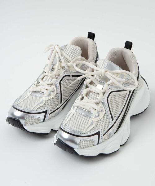 WEGO（ウィゴー）の「WEGO/プリントデザインスニーカー（スニーカー・レディース・サックスブルー/ブラック/ホワイト・MEDIUM/LARGE）」の20枚目の写真