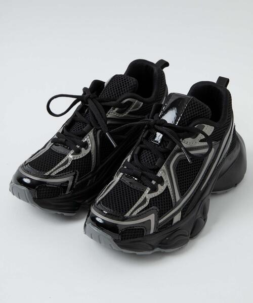 WEGO（ウィゴー）の「WEGO/プリントデザインスニーカー（スニーカー・レディース・サックスブルー/ブラック/ホワイト・MEDIUM/LARGE）」の19枚目の写真