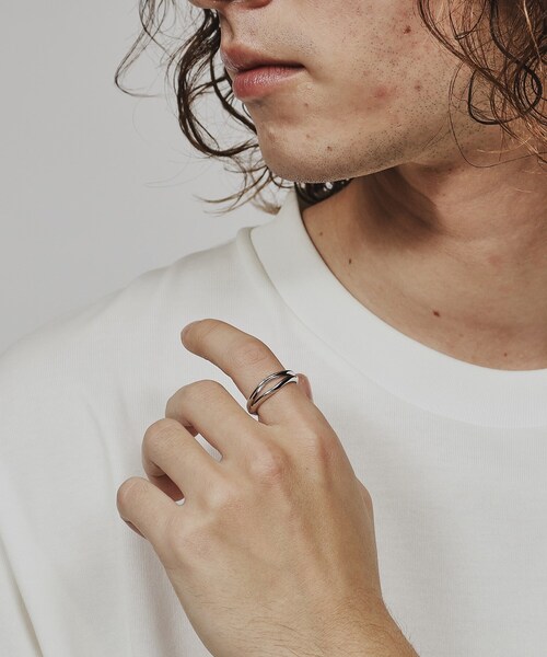 tk.TAKEO KIKUCHI(ティーケータケオキクチ)の「◆スキマリング(リング・メンズ・シルバー系/シルバー・13/17)」の8枚目の写真