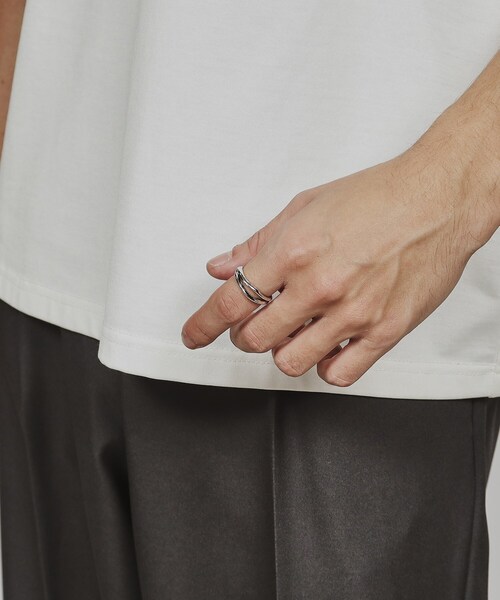 tk.TAKEO KIKUCHI(ティーケータケオキクチ)の「◆スキマリング(リング・メンズ・シルバー系/シルバー・13/17)」の9枚目の写真