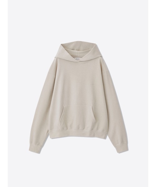 ENCIRCLE（エンサークル）の「【ENCIRCLE/エンサークル】Organic pile hoodie/オーガニックパイルフーディー（スウェット）（パーカー・レディース・ナチュラル/ブラック・2/1）」の4枚目の写真