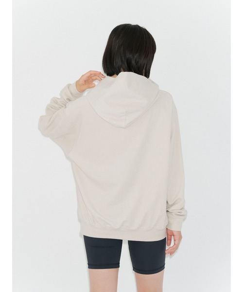 ENCIRCLE（エンサークル）の「【ENCIRCLE/エンサークル】Organic pile hoodie/オーガニックパイルフーディー（スウェット）（パーカー・レディース・ナチュラル/ブラック・2/1）」の11枚目の写真