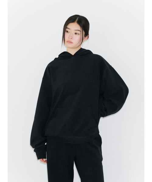 ENCIRCLE（エンサークル）の「【ENCIRCLE/エンサークル】Organic pile hoodie/オーガニックパイルフーディー（スウェット）（パーカー・レディース・ナチュラル/ブラック・2/1）」の13枚目の写真