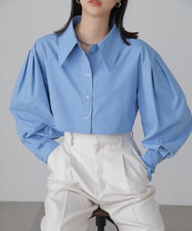 FREE'S MART | ショート丈タックボリュームスリーブシャツ(シャツ/ブラウス)