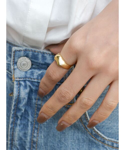 Ungrid（アングリッド）の「ハートリング（リング・レディース・シルバー/ゴールド・FREE）」の2枚目の写真