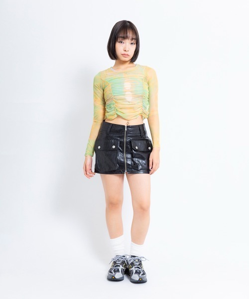 セール】ANNA SUI NYC ギャザー シアー トップス 【SP】（T