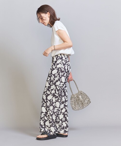 BEAUTY&YOUTH UNITED ARROWS（ビューティーアンドユースユナイテッドアローズ）の「フレンチスリーブ ニットプルオーバー -ウォッシャブル-（ニット/セーター・レディース・オレンジ/ブラック/オフホワイト/ダークブラウン・FREE）」の10枚目の写真