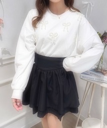 apres jour | French girly collection パールリボンロンT【ZOZOTOWN限定アイテム】(Tシャツ/カットソー)