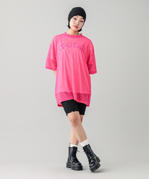 X-girl(エックスガール)の「COOL MAX BEANIE(ニットキャップ/ビーニー・レディース・ブラック/ベージュ/オレンジ・ONE SIZE)」の13枚目の写真