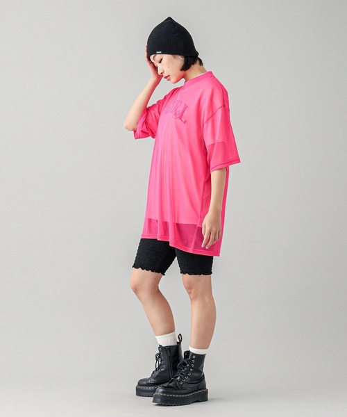 X-girl(エックスガール)の「COOL MAX BEANIE(ニットキャップ/ビーニー・レディース・ブラック/ベージュ/オレンジ・ONE SIZE)」の14枚目の写真