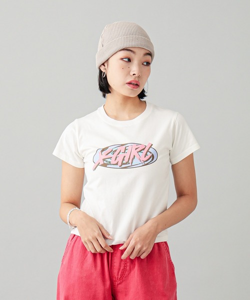 X-girl(エックスガール)の「COOL MAX BEANIE(ニットキャップ/ビーニー・レディース・ブラック/ベージュ/オレンジ・ONE SIZE)」の18枚目の写真