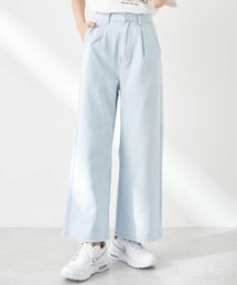 earth music&ecology | ワンタックデザイン製品染めカラーパンツ(その他パンツ)