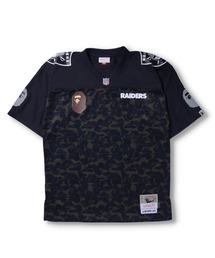BAPE X MITCHELL & NESS NFLOAKLAND RAIDERS LEGACY JERSEY M
