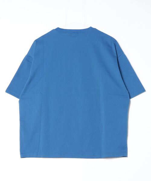 FUNALIVE(ファンアライブ)の「ワイド 半袖 反射 プリント Tシャツ(Tシャツ/カットソー・メンズ・オフホワイト/ブルー/ブラック・L/LL/M)」の21枚目の写真
