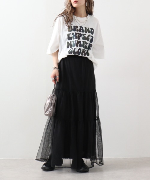 FUNALIVE(ファンアライブ)の「ワイド 半袖 反射 プリント Tシャツ(Tシャツ/カットソー・メンズ・オフホワイト/ブルー/ブラック・L/LL/M)」の8枚目の写真
