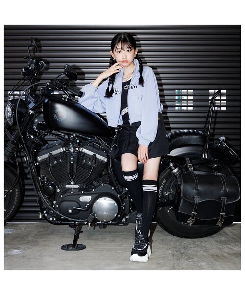 algy（アルジー）の「【ACTIVE】吸水速乾メニWAYトラックジャケット（パーカー・キッズ・ラベンダー/ブラック・MEDIUM/X-SMALL/XX-SMALL/XXX-SMALL/SMALL）」の10枚目の写真