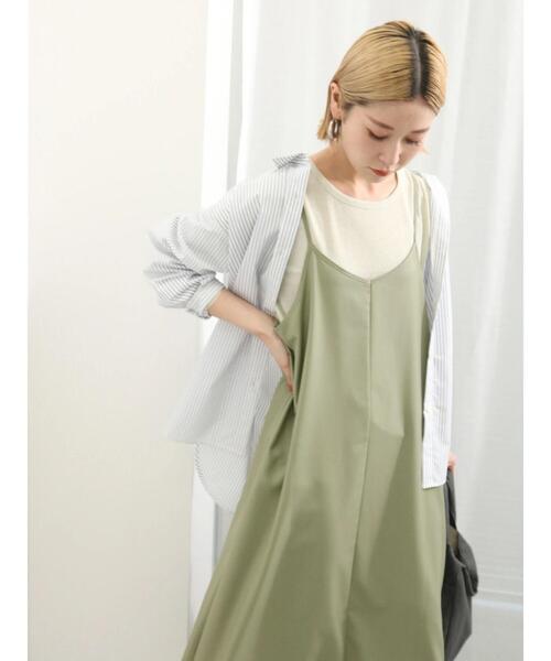 Samansa Mos2 blue（サマンサモスモスブルー）の「マルチスタイルシャツ（シャツ/ブラウス・レディース・ブルー/オフホワイト/グレー/ブラック/サックスブルー/ホワイト/ピンク・L/M）」の16枚目の写真